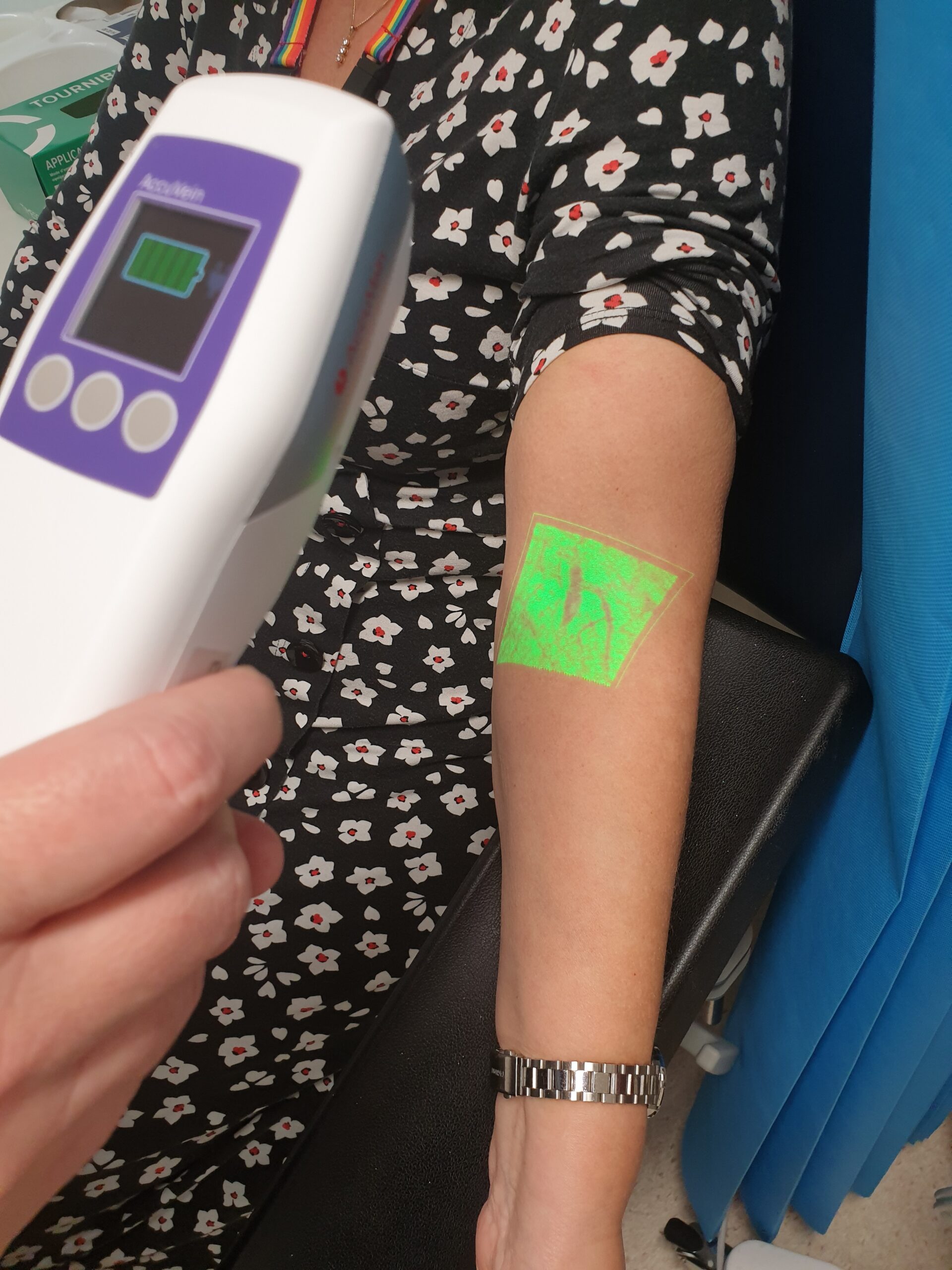 The Veinfinder helps locate veins