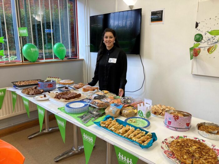 Colleagues from all round the hospital celebrated the Big Tea!